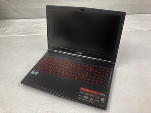 MSI GL63 8SE ゲーミング ノートパソコン Intel Core i7-8750H 2.20GHz 16GB HDD 1TB SSD 256GB RTX 2060 15.6インチ Win11 中古T8139693