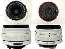 PENTAX K10D ボディ Smc Pentax-DA L 18-50mm F4-5.6 DC WR RE White レンズ付き カメラ 中古 訳有 Y8502210_画像9
