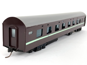 天賞堂 オロネ10 茶 淡緑帯 車輪欠品 鉄道模型 HO ジャンク Y8571807