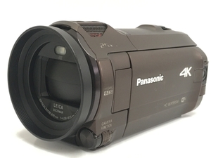 Panasonic デジタル4K ビデオカメラ HC-WX995M ワイプ撮り ブラウン 2017年製 撮影 カメラ 中古 T8545357