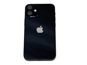 Apple iPhone 12 mini MGA03J/A 5.42インチ スマートフォン 64GB KDDI SIMロックあり ブラック 中古 美品 T8372217