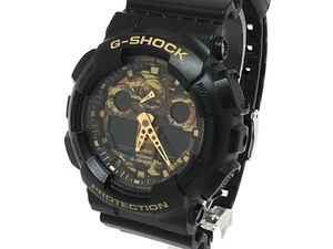 CASIO カシオ G-SHOCK Gショック カモフラージュダイアル GA-100CF クォーツ メンズ 腕時計 ジャンク Y8539053