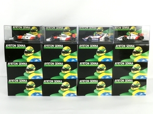 LANG アイルトン セナ レーシングカー コレクション 1980-1994 1/43 AYRTONSENNA 証明書付き 全16個 未使用 Y8559714