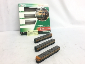 【1円】KATO 10-332 165系電車 (低屋根) 3両基本セット Nゲージ 鉄道模型 ジャンクG8559223