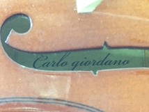 【1円】Carlo giordana VS-1 バイオリン カルロ ジョルダーノ 2017年製 弦楽器 中古 G8533025_画像8