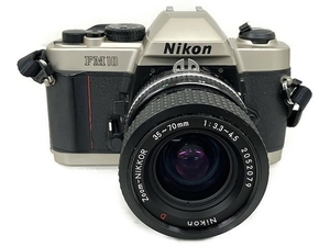 Nikon ニコン FM10 フィルム一眼レフカメラ ボディ Zoom-NIKKOR 35-70/3.3-4.5 レンズ 中古 T8566262