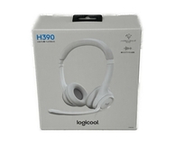 Logicool ヘッドセット USB PC用 ノイズキャンセリング マイク付き H390rOW 未使用 S8551120_画像1