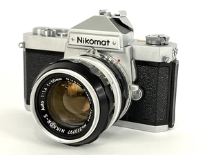 Nikon Nikomat FT NIKKOR -S Auto F1.4 50mm フィルムカメラ レンズセット 元箱 レンズフード付属 ジャンク Y8539220