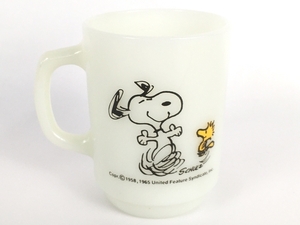 Fireking スヌーピー マグカップ ファイヤーキング SNOOPY カップ 未使用 Y8580180