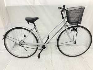 【引取限定】 【1円】 SOUTHERNPORT サザンポート 27インチ シンプル シルバー 自転車 中古 直K8338600