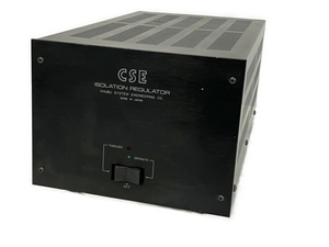 CSE R-100 アイソレーションレギュレーター 音響機器 オーディオ 周波数変換機 中古 C8575637