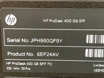 HP ProDesk 400 G6 SFF デスクトップパソコン Intel Core i3-9100 3.60GHz 16GB SSD 128GB WIN11 中古 美品 T8399983_画像7