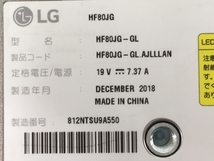 LGエレクトロニクス HF80JG プロジェクター 投影 映像 機器 コンパクト ポータブル 中古 N8565634_画像10