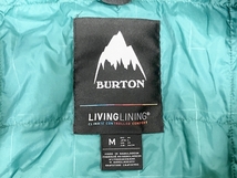 BURTON LIVING LINING スノーボードウェア 上下 セット Mサイズ メンズ バートン 中古 S8577313_画像9