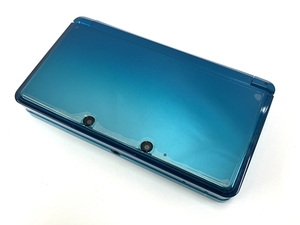 ニンテンドー3DS CTR-001 アクアブルー 家庭用ポータブルゲーム機 中古 T8549170