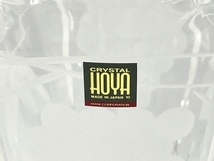 【1円】 HOYA CRYSTAL フラワーベース 花瓶 ガラス ホヤクリスタル 中古 T8449779_画像4