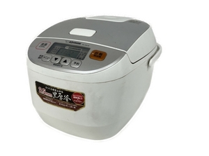 【1円】 象印 ZOJIRUSHI NL-DA18 炊飯器 22年製 1升炊き ホワイト 中古 S8515580