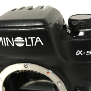 Minolta α-9 VC-9 レンズ AF ZOOM 24-80mm 1:3.5 フィルム 一眼レフ カメラ キット バッテリー 付き ジャンク F8586690の画像8