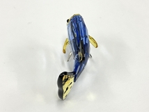 スワロフスキー Swarovski クリスタル CATUMBELA SAPPHIRE 656974 魚 置物 オブジェ 保管品 美品 中古T8437935_画像5