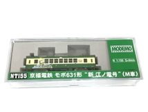 MODEMO NT155 京福電鉄 モボ631形 新 江ノ電号 M車 Nゲージ 鉄道模型 中古 O8589475_画像2