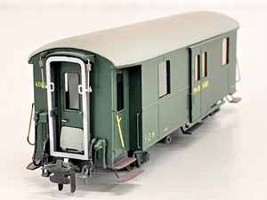 Ferro-Suisse フェロースイス Gepackwagen zweiachsig der RhB D2 4063 HOm 1:87 鉄道模型 中古 K8589525