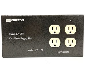 KRIPTON クリプトン PB-100 電源タップ 音響機器 オーディオ 中古 良好 B8592110