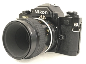 Nikon FM2 Micro-NIKKOR 55mm 1:2.8 一眼レフ フィルムカメラ レンズ マニュアルフォーカス ジャンク T8588672