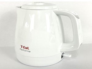 T-fal KO1531JP 電気ケトル 0.8L パフォーマ ホワイト 家電製品 未使用 Y8498193