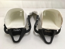 TUSA SF-24 ダイビングフィン サイズ S ホワイト系 中古 美品 T8509530_画像6