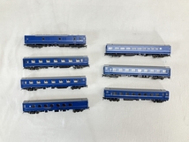 KATO カニ24 オハネ25 ほか 24系 客車 青色 計7両セット Nゲージ 鉄道模型 中古 訳有 W8587035_画像9