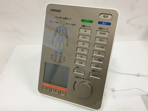 OMRON HV-F9550 電気治療器 未使用患部集中パッド2箱付き 家庭用低周波治療器 オムロン 中古 T8434860