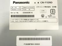 Panasonic CN-F1D9D 9型 カーナビ 2019年版 パナソニック ストラーダ 中古 F8608188_画像10