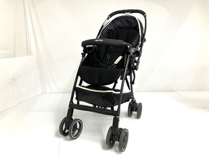 Aprica LuxunaAir stroller 6CZ98AIBJ Aprica la Koo na air AB type dot black used O8377150