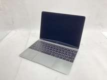 Apple MacBook 12型 Early 2016 ノート PC m3-6Y30 0.90GHz 8GB SSD 256GB Catalina スペースグレイ 訳有 T8539438_画像1