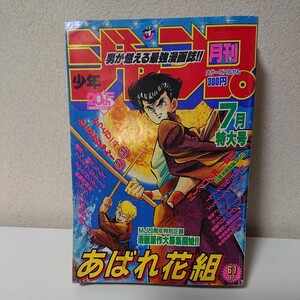 月刊　少年ジャンプ　1989年7月号　かっとび一斗　わたるがぴゅん　死神くん　怪盗!紫ZUKIN　あばれ花組　【HO-22809】