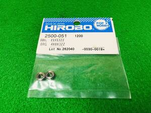 3S☆ヒロボー HIROBO パーツ 【2500-051】 BRG. 4×8×3 ZZ☆定形外120円・同梱可