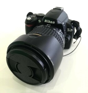609　NIKON ニコン　D40　カメラ　TAMRON28-300㎜　レンズ　一眼レフカメラ　望遠レンズ　ケース付き　カメラケース　動作未確認　