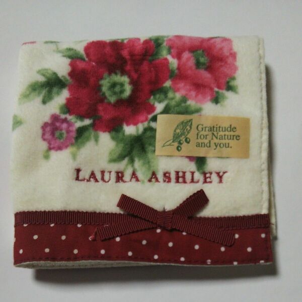 LAURA ASHLEY 25×24 タオルハンカチ