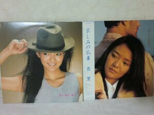 (TT)何点でも同送料 LP/レコード/まとめて2枚セット/概良盤/杏里 哀しみの孔雀 28K27/杏里 (ANRI)/Bi・Ki・Ni/ビキニ 28K-48/角松敏生/参加