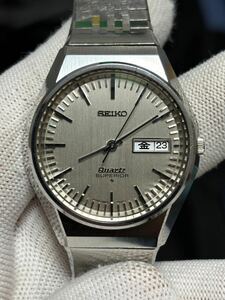 希少 最高級モデル SEIKO セイコー SUPERIOR スーペリア クォーツ 耐磁性 ハードステンレス 電池交換済み 稼働品 