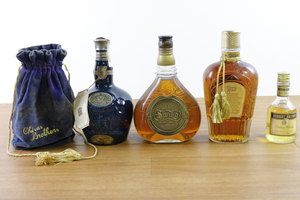 【未開栓】ウィスキー4点/総重量約5.3㎏ CROWN ROYAL SPECIAL RESERVE /Johnnie Walker 等 晩酌 趣味 古酒 コレクション 010JHNFR36