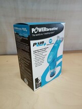 T-98 パワーブリーズ POWERbreathe PLUS 呼吸筋トレーニング器具 パワーブリーズプラス Medium Resistance 重負荷 ブルー BLUE _画像6