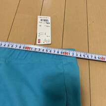 新品未使用 UNIQLO ユニクロ レギンスパンツ XXL ターコイズブルー_画像4