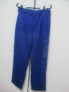 サイズ48(W31?)★JUBA WORK WEAR◆ユーロ ワーク パンツ ◆青色◆used　