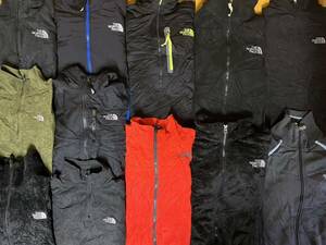  USA古着卸 ノースフェイス ジャケット MIX 12枚 セット まとめ売り 1円スタート アメリカ古着 THE NORTH FACE フリース ジャージ 