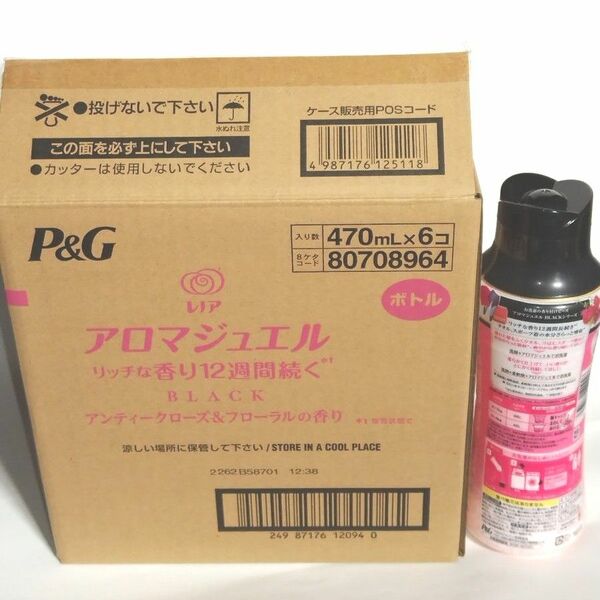 レノア アロマジュエル アンティークローズ&フローラルの香り470ml x 6個