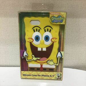 SpongeBob(スポンジボブ)シリコンケース/nickelodeon/iPhone7、8、SE2、SE3 /携帯カバー/スマホケース/iPhoneケース