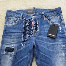 【新品未使用82500円】ディースクエアード2 クールガールジーンズ フリンジ デニムパンツ DSQUARED2 Light Easy Cool Girl Jeans _画像6