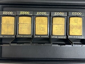  5個 まとめて　ZIPPO ジッポ ケース付き　◆10282