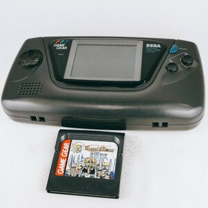 SEGA セガ gamegear ゲームギア HGG-3210 ゲームソフト 本体 ロイアル ストーン ゲーム機器 ブラック ヴィンテージ 昭和レトロ